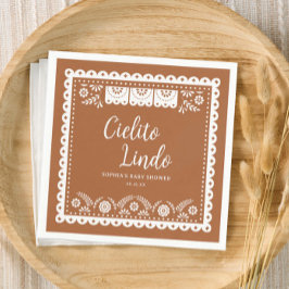 Cielito Lindo Talavera Mexican Baby Shower Pappersservett