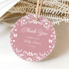 Cielito Lindo Talavera Mexican Baby Shower Tack Gåvor Etiketter