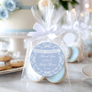 Cielito Lindo Talavera Mexican Boy Baby Shower Runt Klistermärke