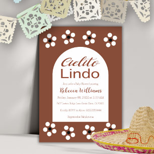 CIelito Lindo Talavera Mexican Fiesta Baby Shower Inbjudningar