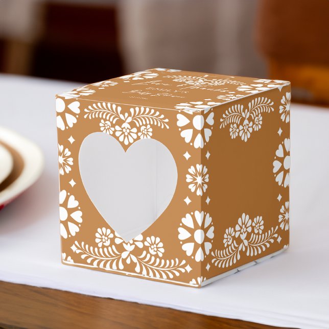 Cielito lindo Terracotta babyduschfavörer Presentaskar (Cielito lindo terracotta baby shower favors personalized  favor boxes Mexica fiesta favor box)