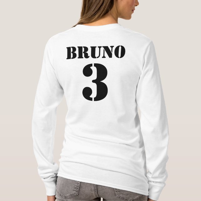 Cielo Azul Ravens med numrerar Tee (Baksida)