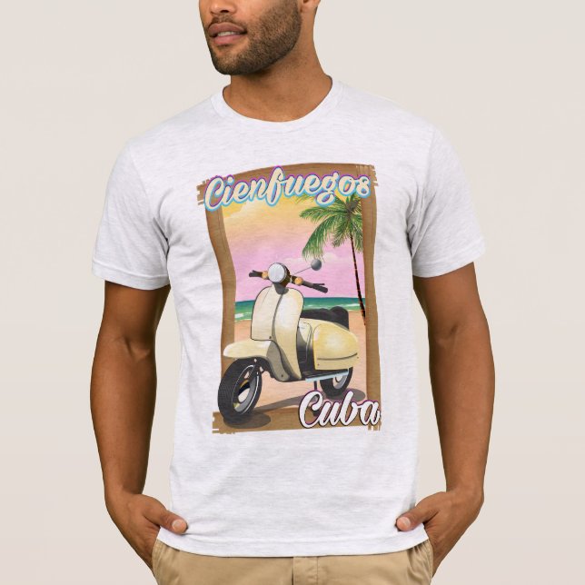 Cienfuegos City kubansk reseskylt Tee (Framsida)