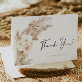CIERA Boho Torr Pampasgräs Tacksamhetskort Tack Kort
