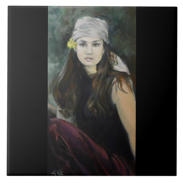 Cigany Fine Art Tile Kakelplatta (Framsidan)