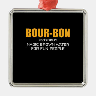 Cigar Älskare   Bourbon Magic Brown Julgransprydnad Metall