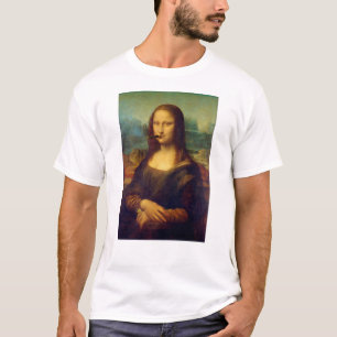 Cigar Älskare Smoker Mona Lisa Smoking Funny Art T Shirt