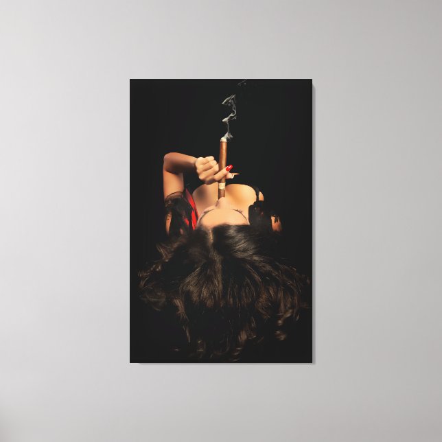 Cigar Art-Klubb Canvastryck (Framsida)