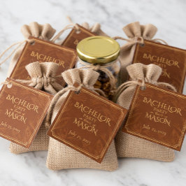 Cigar Bar Tema Sällskapsfest för Ogifta Män Gåvor Etiketter