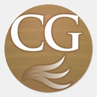 Cigar Geeks Round Sticker Runt Klistermärke