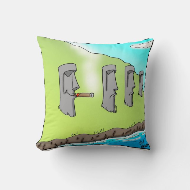 Cigar Humor Pillow Gift Kudde (Framsida)