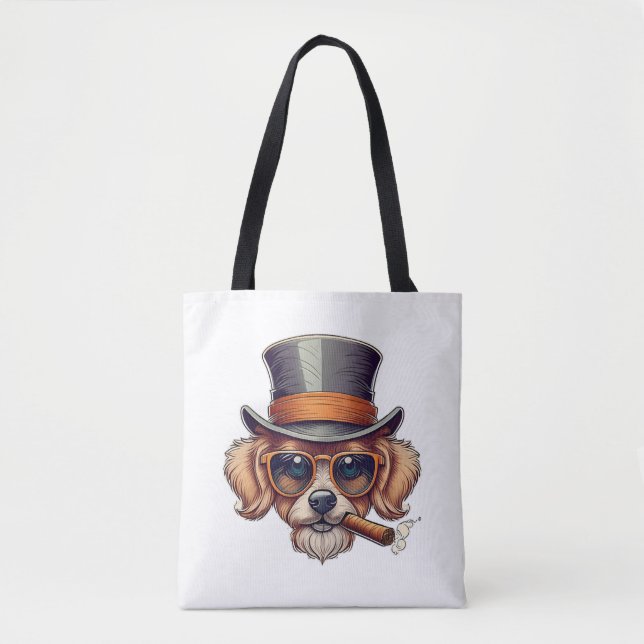 Cigar Hund Tygkasse (Framsida)