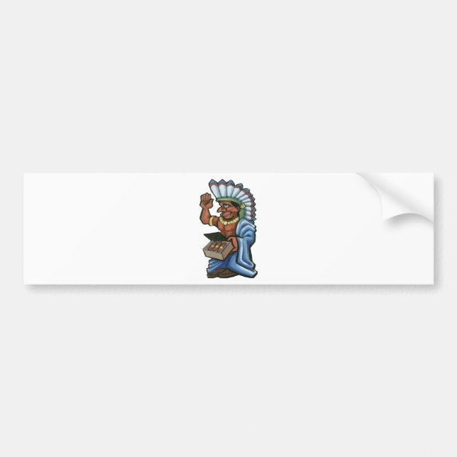 Cigar Indian Bildekal (Framsidan)