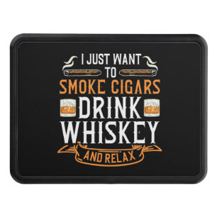 Cigar- och Whiskey-citat Dragkroksskydd