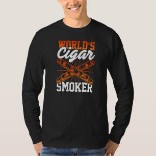 Cigar Smoker Cigarette Rökning Tobacco Cigar Cigar T Shirt