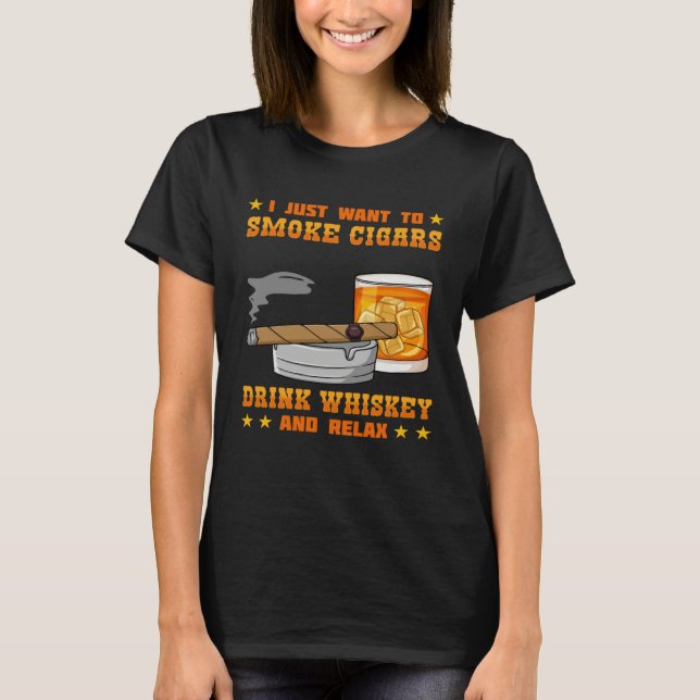 Cigar Smoker Smoking Quotes   3 T Shirt (Framsida)