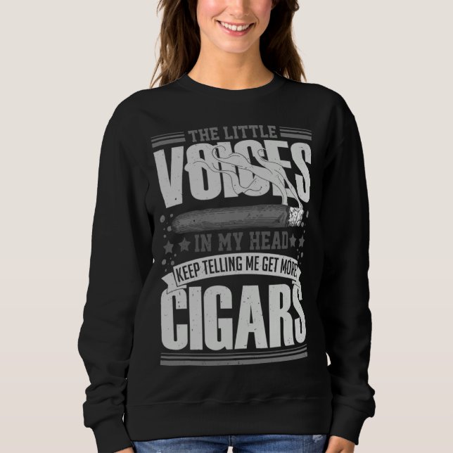 Cigar Smoker Smoking Quotes T Shirt (Framsida)