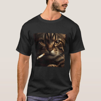 Cigarett Katt Meme Rökande Kitty Gen Z Estetik P T Shirt