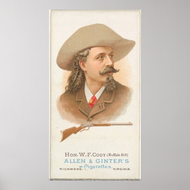 Cigarette Ad of Buffalo Bill Poster (Framsidan)