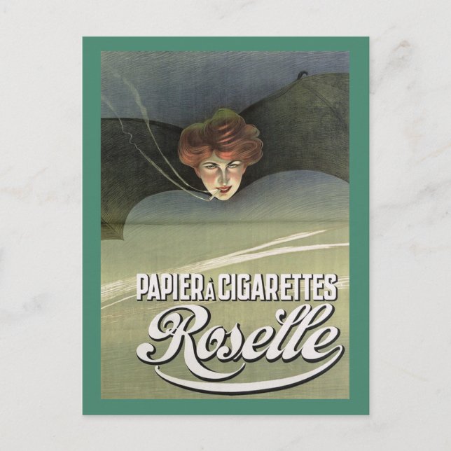 Cigarette  Annons Vintage Vykort (Framsida)