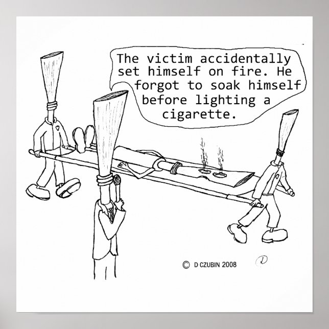 Cigarette Burn Victim Poster (Framsidan)