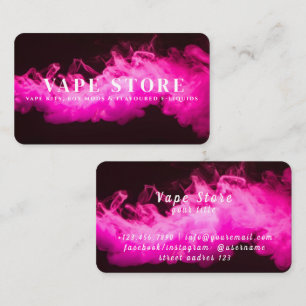 Cigarette Tobacco Vape Store Visitkort