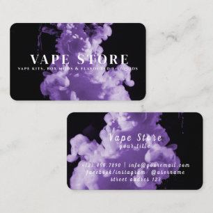 Cigarette Tobacco Vape Store Visitkort