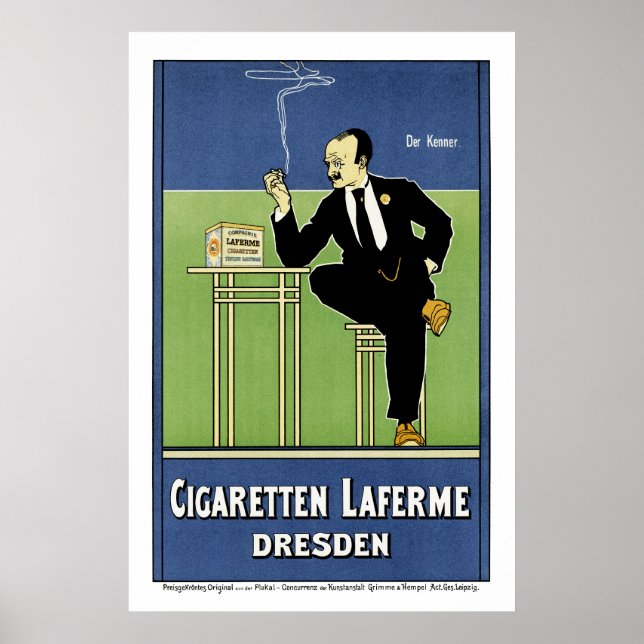 Cigaretten Laferme Poster (Framsidan)