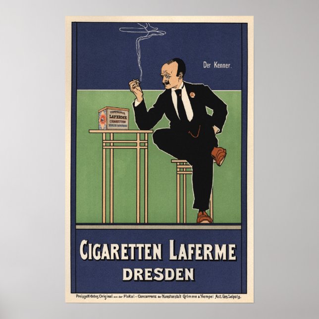 Cigaretten Laferme Poster (Framsidan)