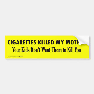 CIGARETTER DÖDADE MIN MOR BILDEKAL