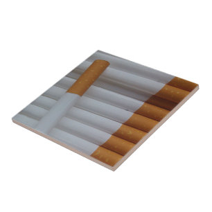 Cigarettes funny Smokers Background Kakelplatta