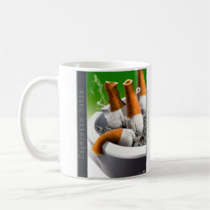 Cigarettknappar Kaffemugg