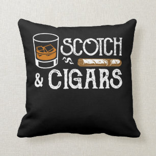 Cigarr för Scotch Whisky som beklär roliga gåvo Kudde