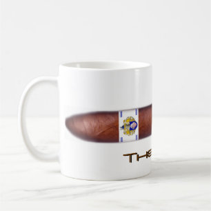 Cigarr som terapi kaffemugg