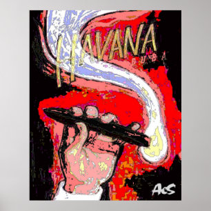 cigarren röker poster