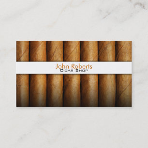 Cigarren shoppar visitkorten visitkort