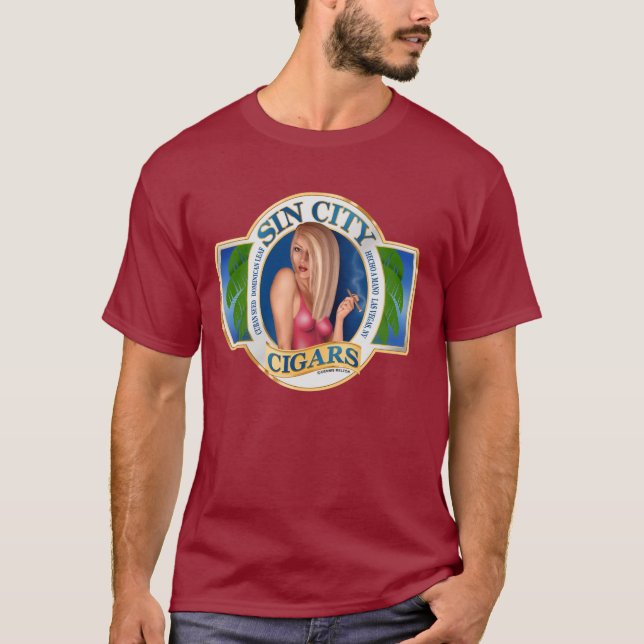 Cigarrkonstlogotyp #6 t-shirt (Framsida)