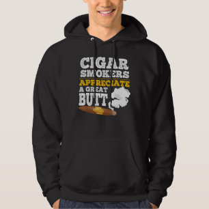Cigarrök Uppskattar en Underbar knapp - cigarrrök Hoodie