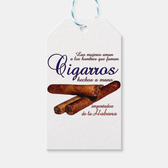 Cigarros - Cirars Presentetikett (Framsidan)