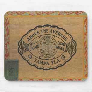 Cigarrvintage boxas locket Mousepad Musmatta
