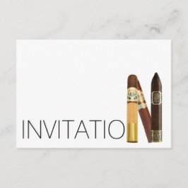 Cigars Cuba Gentelmen - inbjudan om minimalism