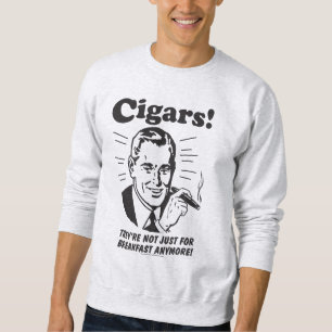 Cigars: Inte bara frukost längre Lång Ärmad Tröja