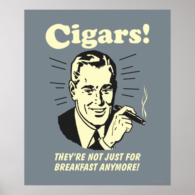 Cigars: Inte bara frukost längre Poster (Framsidan)