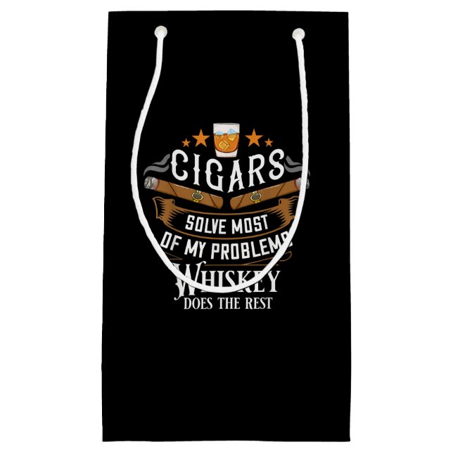 Cigars löser de flesta av mina problem Whiskey (Framsidan)
