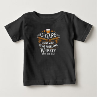 Cigars löser de flesta av mina problem Whiskey T Shirt