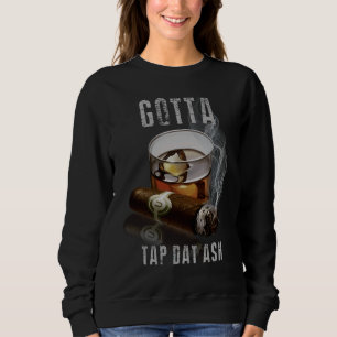 Cigars måste slå på matsäcken och röka på maten. t shirt
