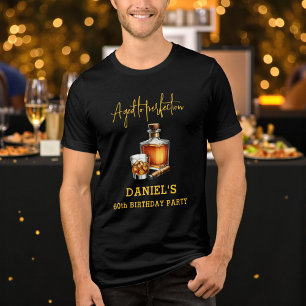 Cigarwhisky för 60-årsdag, åldrad till perfektion t shirt