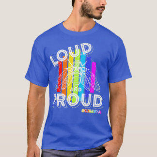 Cigayda LGBT Pride Cicada Brood X 2021 Insekt T Shirt
