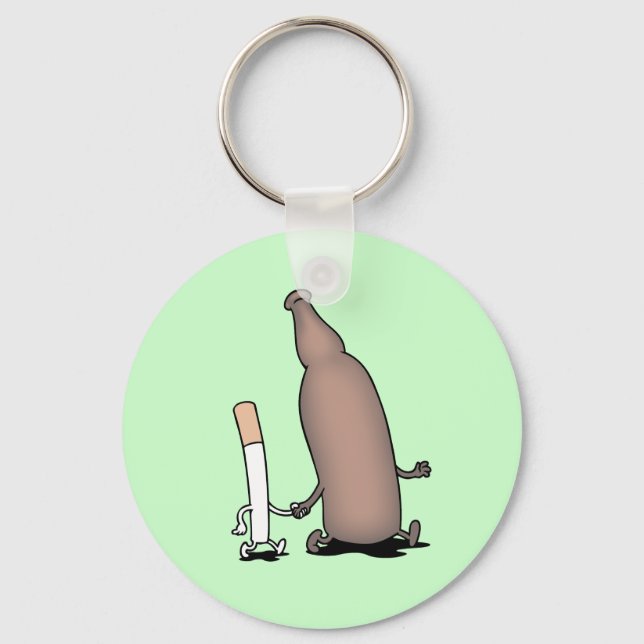 Cigs-n-Beer Nyckelring (Framsida)