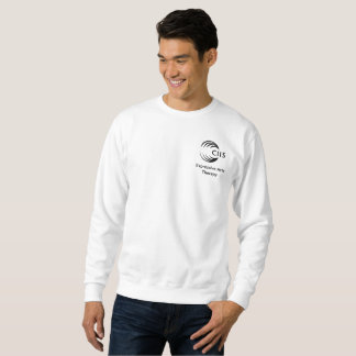 CIIS EXA Vit Crewneck Tröja Lång Ärmad Tröja